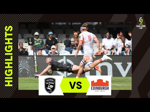 Instant Highlights - Hollywoodbets Sharks v Edinburgh Rugby Quarter-finals |EPCR Challenge Cup 23/24