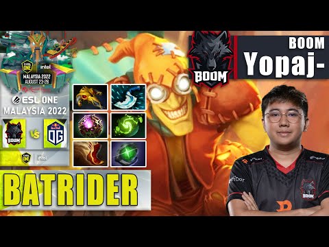 BOOM ESPORTS vs OG | YOPAJ- 7.32 BATRIDER 16 KILLS SO IMBA | ESL ONE MALAYSIA 2022 Dota 2 Highlights