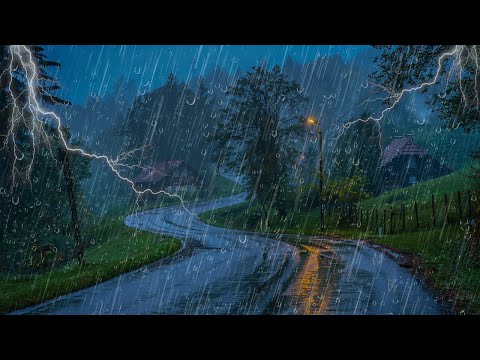 Sonido de Lluvia Relajante para Dormir - Lluvia y Truenos en Techo , Rain Sound for Sleeping #164