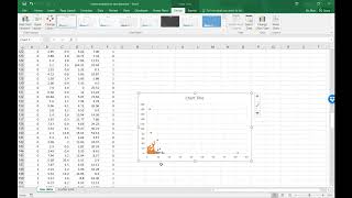 Download the video "intuitions to statistics, excel tools, color coded scatter plots for two classes"