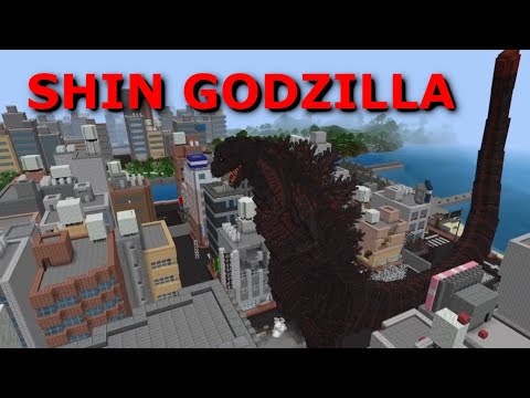 Completing all 3 Stages of Shin Godzilla (Full Gameplay) | Godzilla Minecraft DLC