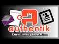 Authentik Enrollment Invitation Flow Setup