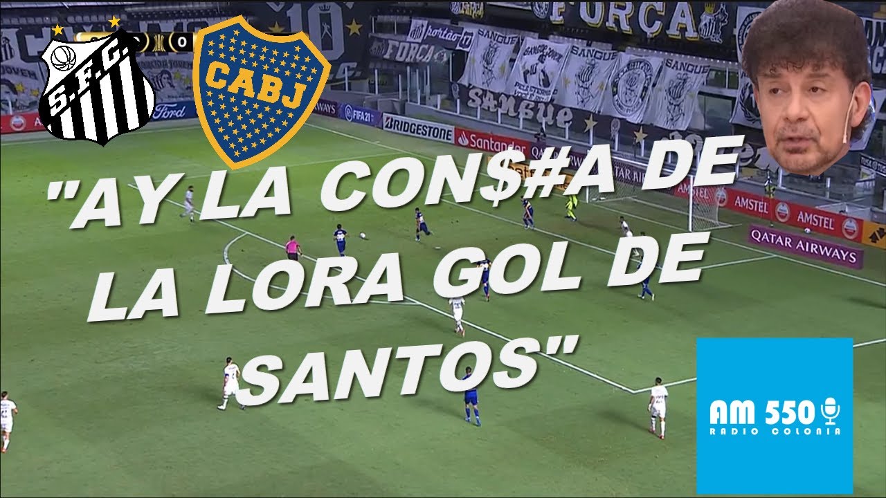 (Relator Enojado Daniel Mollo) Santos 1 - Boca 0. Copa Libertadores 2021