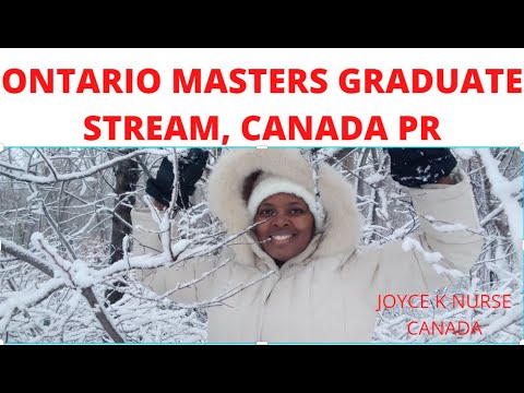 ONTARIO MASTERS GRADUATE STREAM || Joyce K Nurse Canada