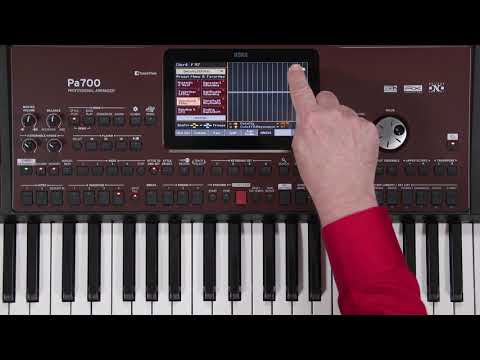 KORG PA700 видео инструкция Часть 5: KAOSS