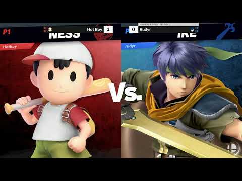 A Saturday Ultimate Tournament WR2 - Hot Boy (Ness) vs Rudyr (Ike)