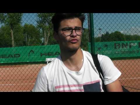 Tennis- Normandie- Championnats séniors - I T V Léo Bresson( T C Caen)