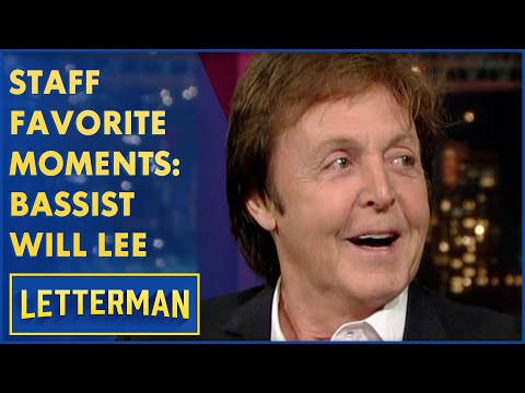 Staff Favorite Moments: Bassist Will Lee | Letterman