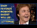 Staff Favorite Moments: Bassist Will Lee | Letterman