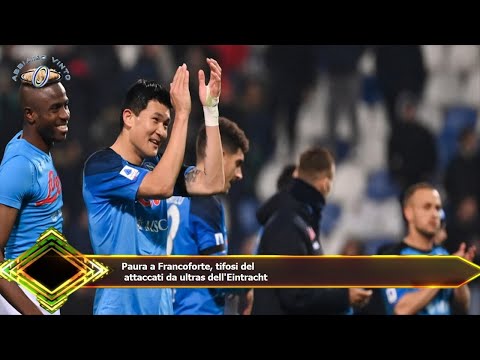 Paura a Francoforte, tifosi del  attaccati da ultras dell'Eintracht