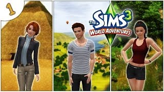 Let's Play the Sims 3 World Adventures (Part 1) Meet Roxie, Eric, and Millie