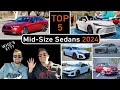 Top 5 BEST Mid-Size Sedans for 2024! -- Our Expert Ranking After Reviewing ALL of Them!