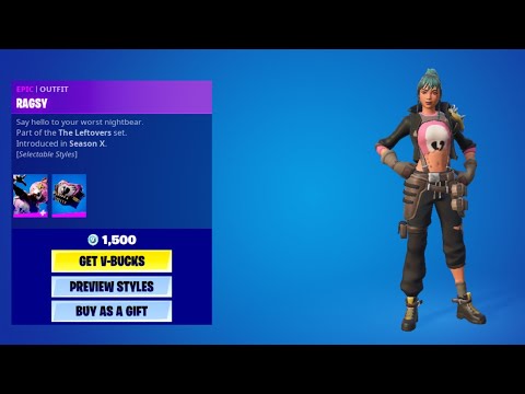 RAGSY IS *BACK* WITH NEW STYLES!!! [Fortnite Item Shop 05.08.2022]