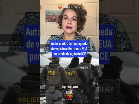 Autoridades temem queda de voto brasileiro nos EUA por medo de ação do ICE