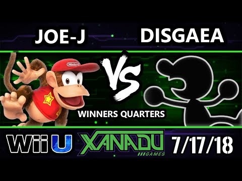 S@X 259 Smash 4 - Joe-J (Diddy Kong) Vs. Disgaea (Game and Watch) - Wii U Winners Quarters