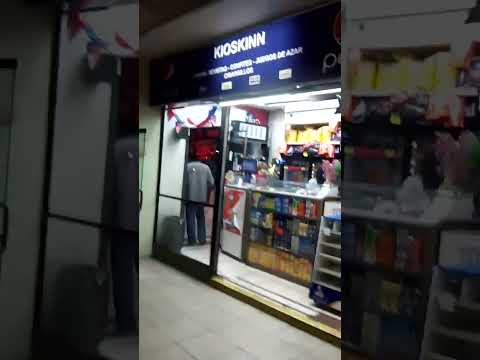 M8.3 Earthquake shakes a bus terminal in Estación Central, Santiago, Metropolitan Region