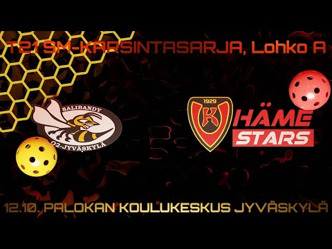 T21 O2-Jyväskylä - Koovee/Häme Stars. SM-sarja, lohko A. 12.10.2022 Palokan koulukeskus Jyväskylä