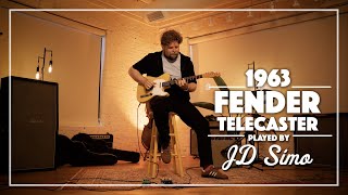 Video thumbnail for 1963 Fender Telecaster played by JD Simo by Carter Vintage Guitars