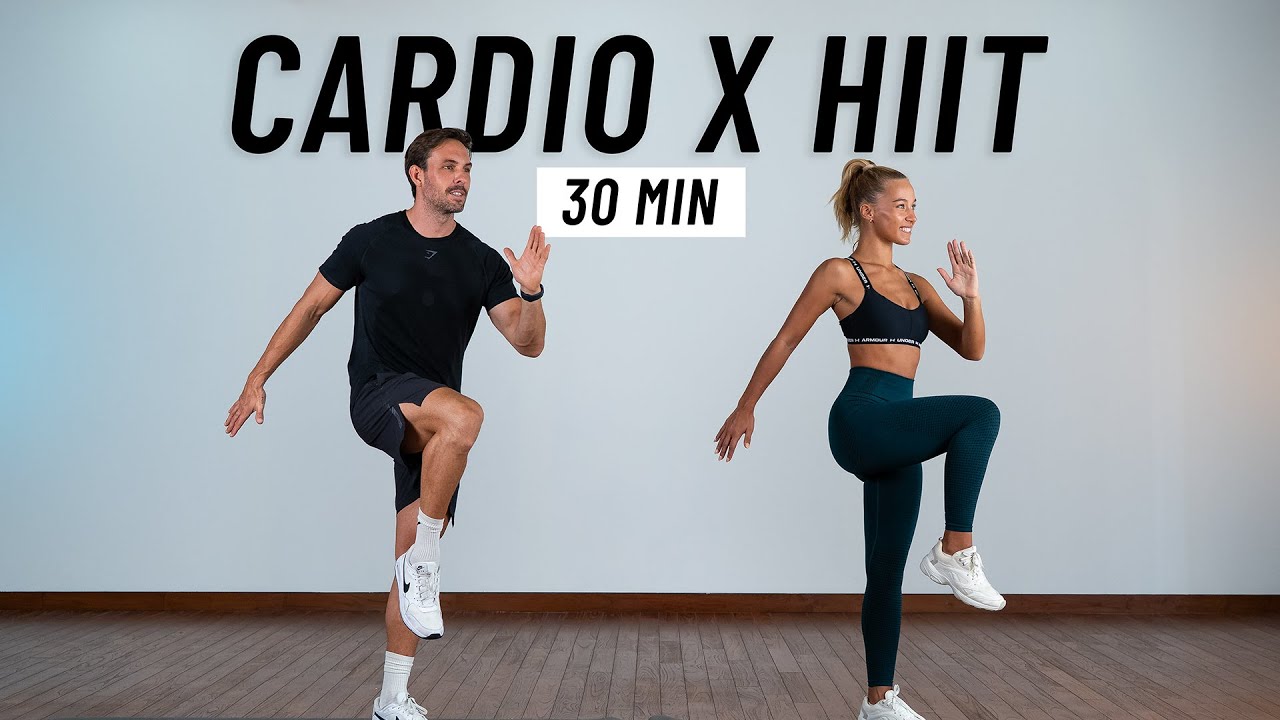 30 MIN INTENSE HIIT WORKOUT - ALL STANDING - Full Body, No Equipment, No Repeats