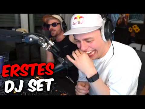 Mein erstes DJ Set, aber Rewi ist mein Lehrer...