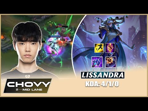 Chovy - Proview Lissandra vs Anivia KDA: 4/1/0-  Lol Pro Replays
