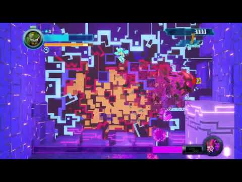Mighty No.9. pt12. Battle Colloseum/ Trinity. Last boss and ending. Full walkthrough.