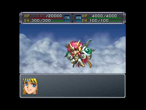 Super Robot Wars Alpha Gaiden (PS1) - Valsione R (Cross Smasher - Attack Animation)