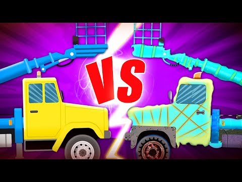 Good Vs Evil | Light Repair Truck | Street Vehicle Videos For Kids