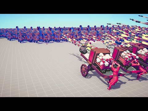 50x EVERY CANNON 🔥 vs 🔥 50x EVERY CANNON ARMY / Totally Accurate Battle Simulator ( TABS )