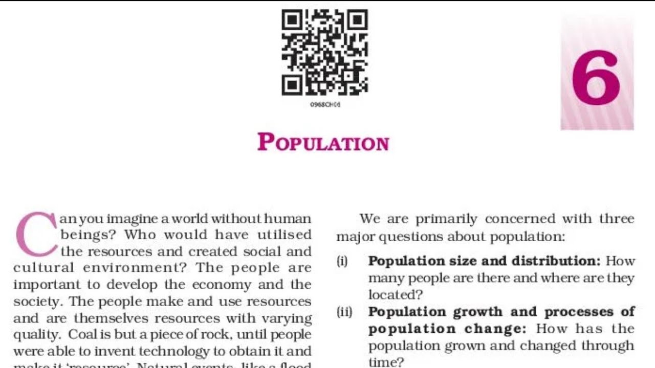 | Population | Class 9 Geography | NCERT |