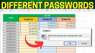 How to Create Different Passwords to Different Employees in Excel