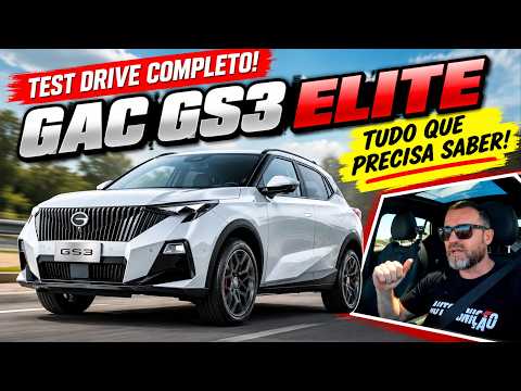 NOVO GAC GS3 ELITE - Mais Forte Que T-CROSS? Test Drive Completo!