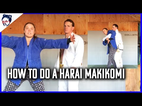 How To Do a Harai Makikomi in Judo | Ronda's Dojo #51 — judo technique demonstration
