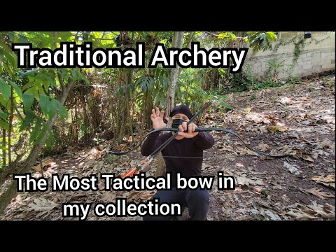 #traditionalarchery The Most Tactical bow in my collection #bowsandarrows