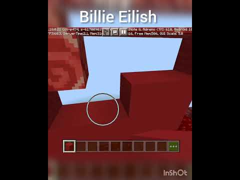 EPIC BILLIE EILISH in MINECRAFT! 😱🎮🔥 #build #minecraft