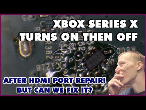 This Xbox SERIES X Won't Turn On After The HDMI Port Was Replaced! BUT Can We Fix It?
