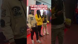 Trill Sammy &amp; Dice Soho get fan love at Houston Texans game!