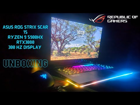 ASUS ROG STRIX SCAR 15 Unboxing: The Ultimate Gaming Machine with Ryzen 9 5900HX and RTX 3080!