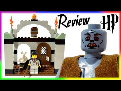 2002 LEGO Harry Potter Troll on the Loose set 4712 Review