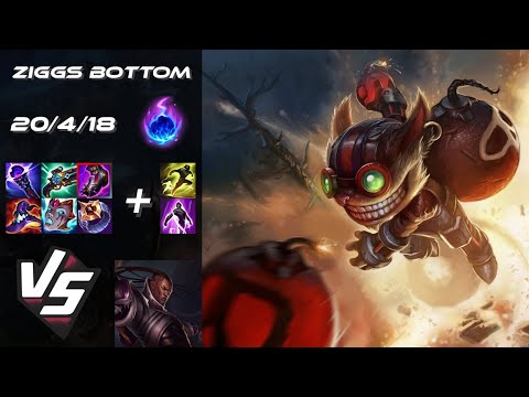 BOTTOM Ziggs vs Lucian - NA Grandmaster Patch 25.S2.8
