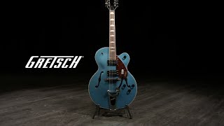 Video thumbnail for Gretsch G2420T Streamliner Hollow Body, Riviera Blue | Gear4music demo by Gear4music Guitars