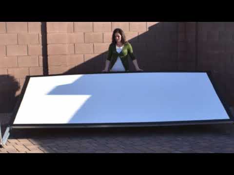 STO-169144 Silver Ticket Products Outdoor 144" Diagonal 16:9 4K HDTV Movie Projector Screen