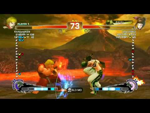 SSF4 2012 Ken (KichijyojiKEN) vs Juri (jrojro5963) Japanese Ranked Match