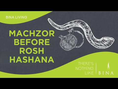 Machzor before Rosh Hashana Part 1