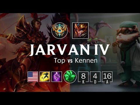 Jarvan IV Top vs Kennen - NA Challenger Patch 8.21