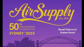 Air Supply 50th Anniversary Concert | Sydney, Australia ‘2025 – Highlights