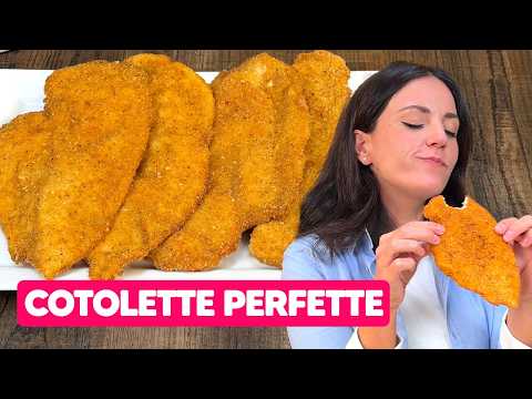 COTOLETTE DI POLLO: la ricetta e i trucchi per una PANATURA PERFETTA super croccante 😋