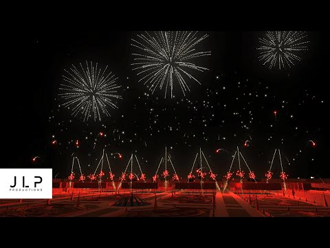 2WEI feat. Edda Hayes - Warriors Firework FWsim Simulation by JLP Productions |