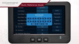 Keystone RV - How To Set Up the iN Command™ by Jensen Passcode & Passcode Timer