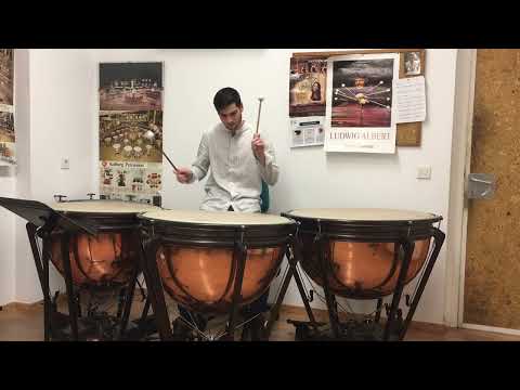 Timpani Solo, Etude, Kettledrum, drums